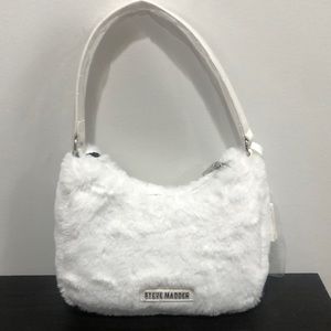 NWT Steve Madden Faux Fur Shoulder Bag